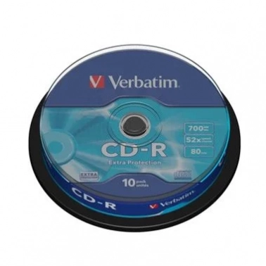 CD-R  Verbatim, 52xCake10