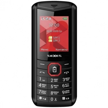Мобильный телефон teXet, TM-D206 Black/Red в Кемерово