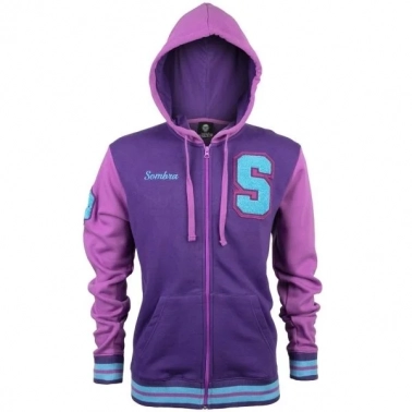  Overwatch, Sombra Varsity Hoodie - XL