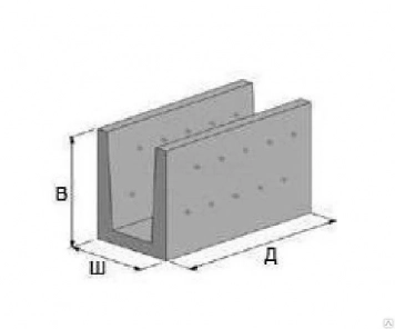 Опалубка для лотка дренажного