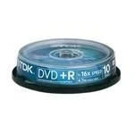  Dvd+R Tdk 4.7Gb 16x 10 .,   (t19442)