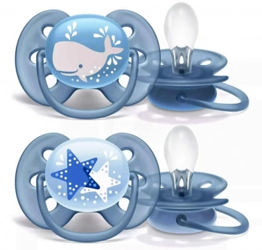 Пустышка 6-18 месяцев 2 шт. Philips Avent ultra soft SCF223/03