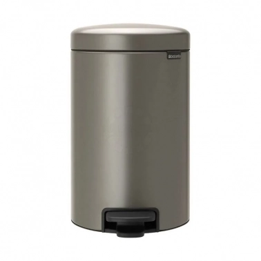 Бак мусорный с педалью 5 л Brabantia NewIcon платиновый