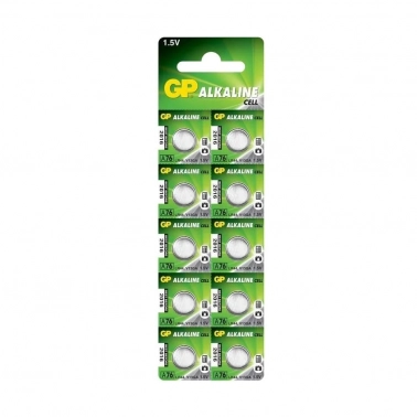 Батарейки GP 76A для часов 10 шт, GP Batteries