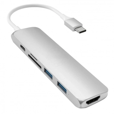 USB  Satechi Slim Multiport V2,  (ST-SCMA2S)