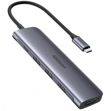 USB  Ugreen Hub 5 In 1 USB-C,  (50209)