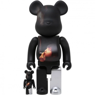  Bearbrick Medicom Toy Set Ideal Self Black Scandal Yohji Yamamoto x Suzume Uchida 400% and 100%
