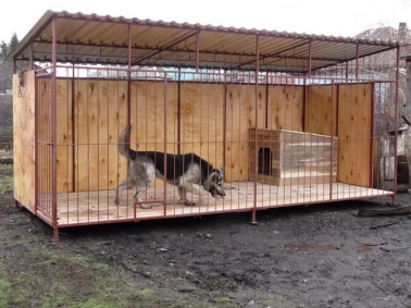 Вольер для собаки в Дмитрове и других городах Подмосковья.