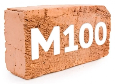Красный кирпич М100