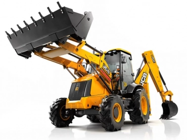 Услуги экскаватора погрузчика JCB 3CX с гидромолотом