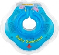 Надувной круг Baby Swimmer, голубой (полуцвет) BS 02 B