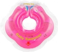 Надувной круг Baby Swimmer, розовый (полуцвет) BS 02 P