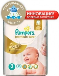 ���������� Pampers, Premium Care Midi (5-9 ��) ����� �������� 20 ��
