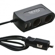    Ginzzu GA-4615UB, 2 , 3.0A, 2 USB, 