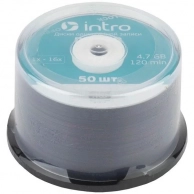  INTRO DVD-R 4.7Gb, 16x Cakebox 50