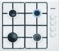 Встраиваемая газовая варочная панель Simfer, H 60 Q 40 W 411
