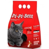 Наполнитель для кошачьего туалета Комкующийся наполнитель Pi-Pi-Bent Классик 3 кг, Животные и товары для животных