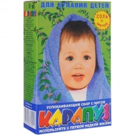 Соль для детской ванны Карапуз мята 500 г, 380200