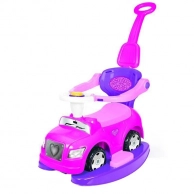 Машинка-каталка DOLU 4в1, розовая, Dolu