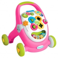 Развивающая каталка Smoby Ходунки розовая