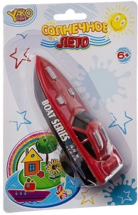 Игрушка, YAKO Катер заводной (разноцветный)