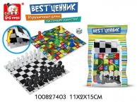 Настольная игра, ESSA TOYS 2в1 в пакете 11*2*15см, Игры для детей