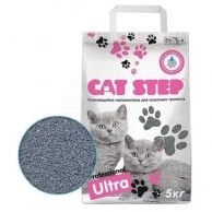 Наполнитель для кошачьего туалета Наполнитель для кошачьих туалетов Cat Step Professional Ultra комкующийся 5 кг