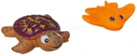Развивающая игрушка, BONDIBON Набор для купания, черепаха, скат (разноцветный)