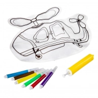 Игровой набор, BONDIBON надувной вертолет для раскрашивания (разноцветный)