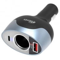Авторазветвитель прикуривателя Ritmix, RM-12XQPD