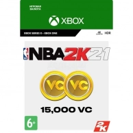Игровая валюта Xbox Take2, NBA 2K21: 15,000 VC