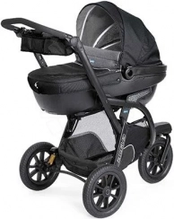 Коляска 3 в 1 Chicco, Trio Activ3 расцветка Jet Black