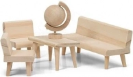 Набор деревянной мебели Lundby, для домика Сделай сам Гостиная, Игрушки
