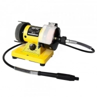 точило kolner kbg 150 f 150вт диск 75x20x10мм 0-10000об/мин гибкий вал кн150ф