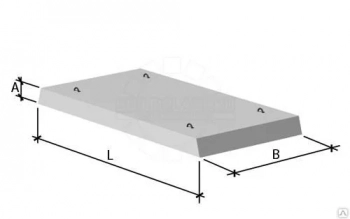 Плита перекрытия п5 5 размеры