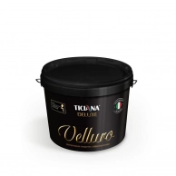 Velluro (Веллюро) - покрытие декоративное с эффектом велюра серебро TICIANA DELUXE Velluro (Веллюро) (Артикул: 4300002970; Цвет: Серебро; Фасовка = 4 л)