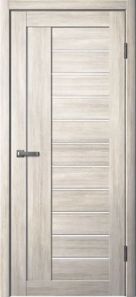 Дверь эколайн Юта 2 До 600х2000мм дуб альпин/сатинат, Двери Гуд