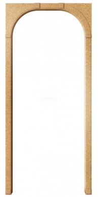Арка Турин 2 Мдф 190х1720х2430мм без обработки, Дверная Линия в Чекмагушах