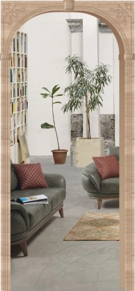 Арка Верона пвх 200х1240х2150мм дуб сонома светлый, Аркада