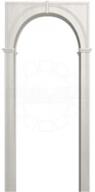 Арка Турин пвх 190х1720х2430мм седой дуб, Дверная Линия