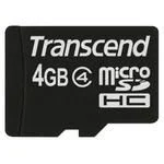  Transcend Microsdhc 4 Gb Class4 + Sd  (Ts4Gusdhc4)