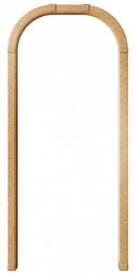 Арка Вена Мдф 190х1720х2430мм без обработки, Дверная Линия