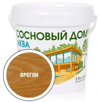 Декоративный деревозащитный антисептик Сосновый Дом Аква орегон -20С° 0,9л, Dekart