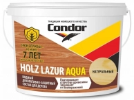 Деревозащитное средство Condor Holz Lazur Aqua Натуральный 0,9л
