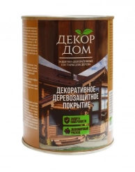 Деревозащитный состав Махагон 3л, Декор Дом в Лисках