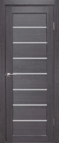 Дверь экошпон Пвх Гамма 1 700х2000мм дуб грей/ ст.матовое, Двери Гуд