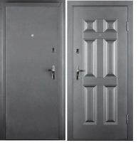 Дверь металлическая Дорэко-6 950х2050мм мет/антик серебрянный левая, Двери Гуд