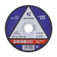 Отрезной круг по металлу Кратон A46tbf ?125х1,2х22,2 мм