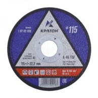 Отрезной круг по металлу Кратон A46tbf ?115х1,0х22,2 мм