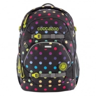 Рюкзак Coocazoo, ScaleRale Magic Polka Colorful (00183617) чёрный/розовый